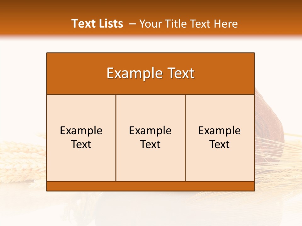 Background Objects Yellow PowerPoint Template