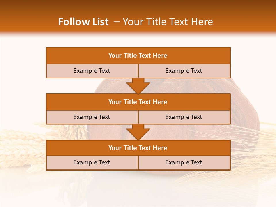 Background Objects Yellow PowerPoint Template