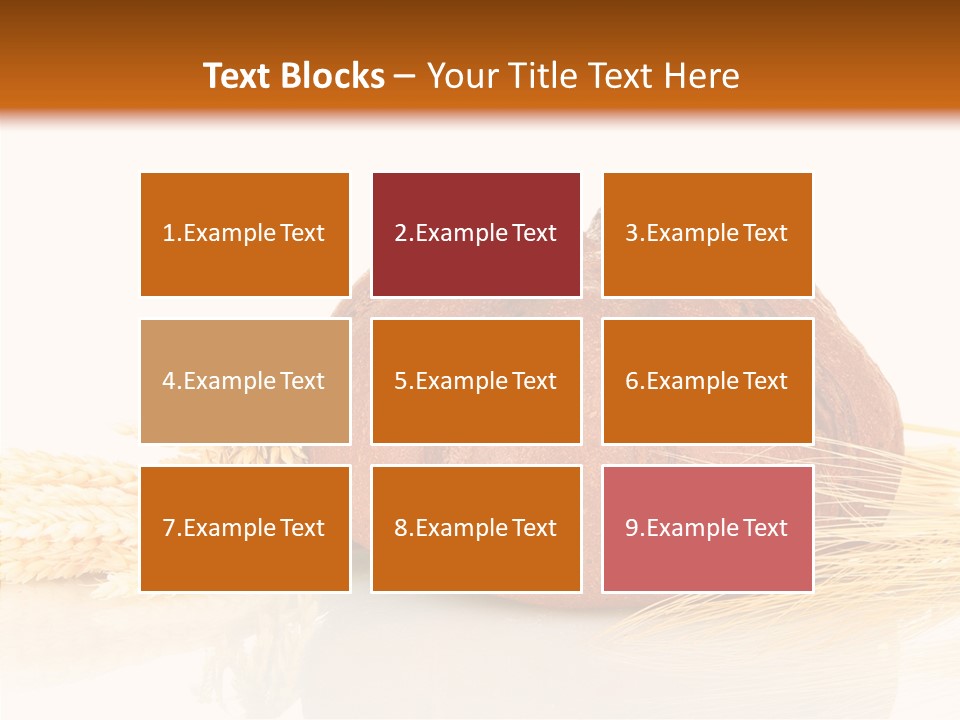 Background Objects Yellow PowerPoint Template