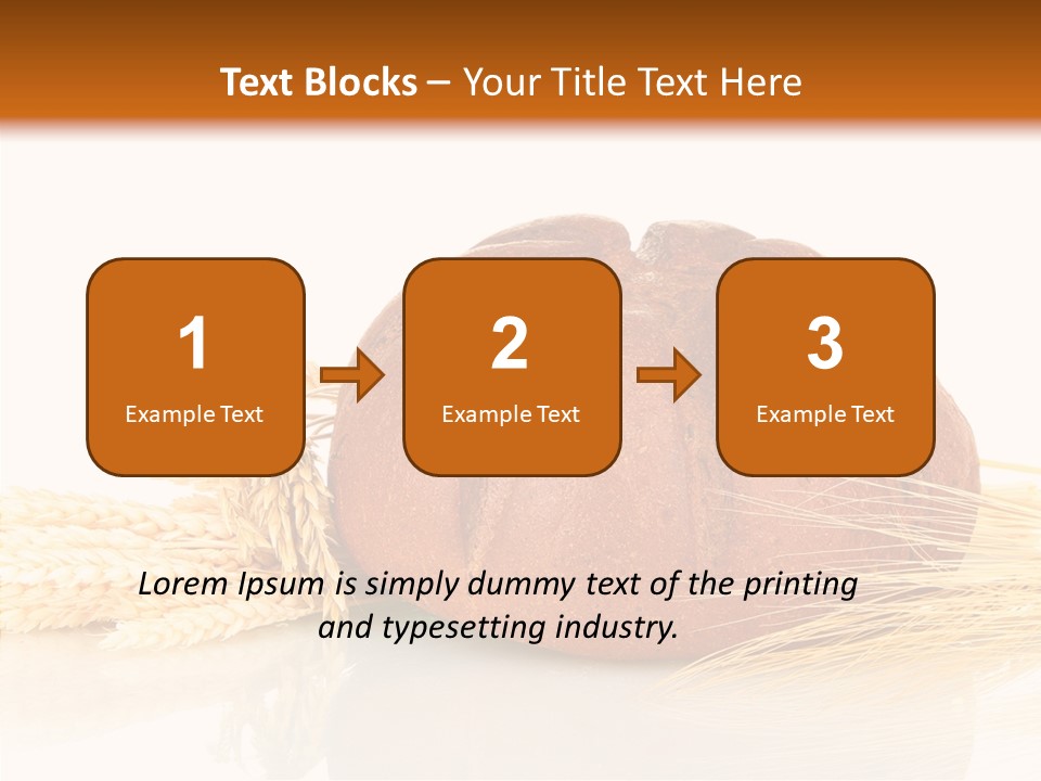 Background Objects Yellow PowerPoint Template