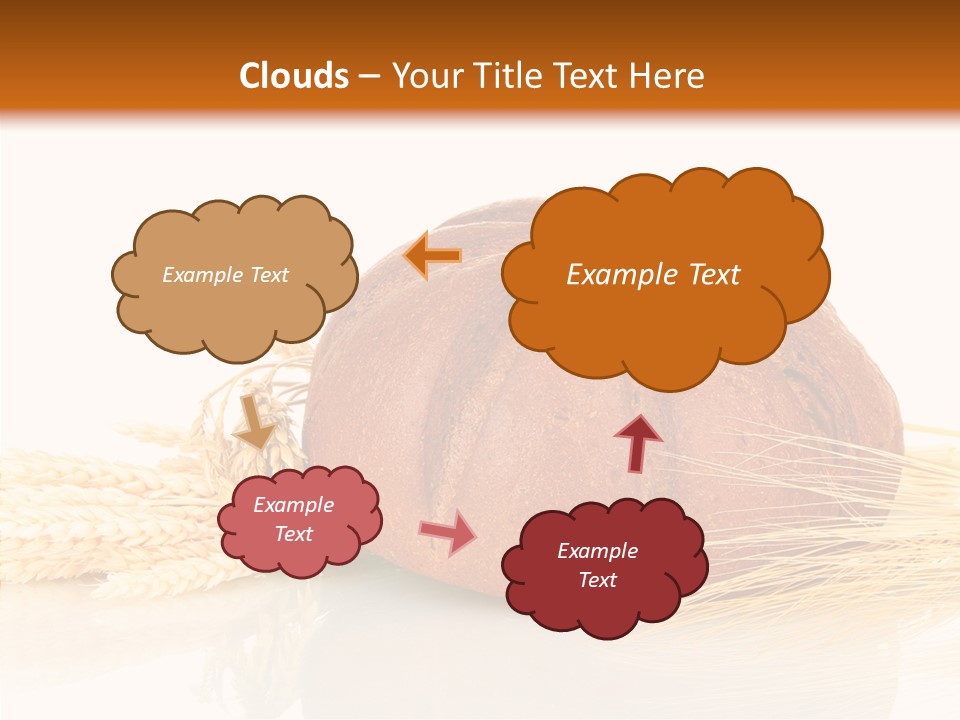 Background Objects Yellow PowerPoint Template