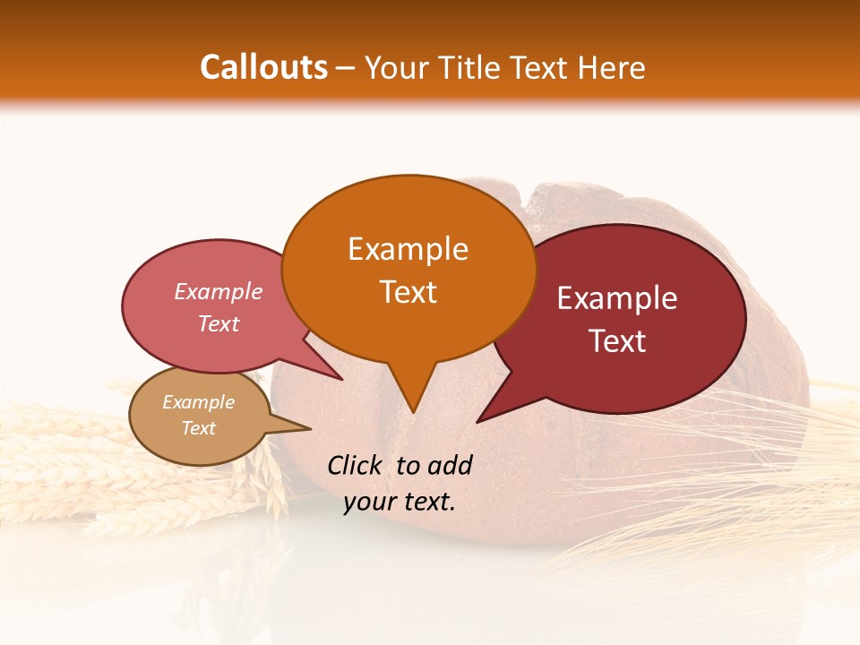 Background Objects Yellow PowerPoint Template