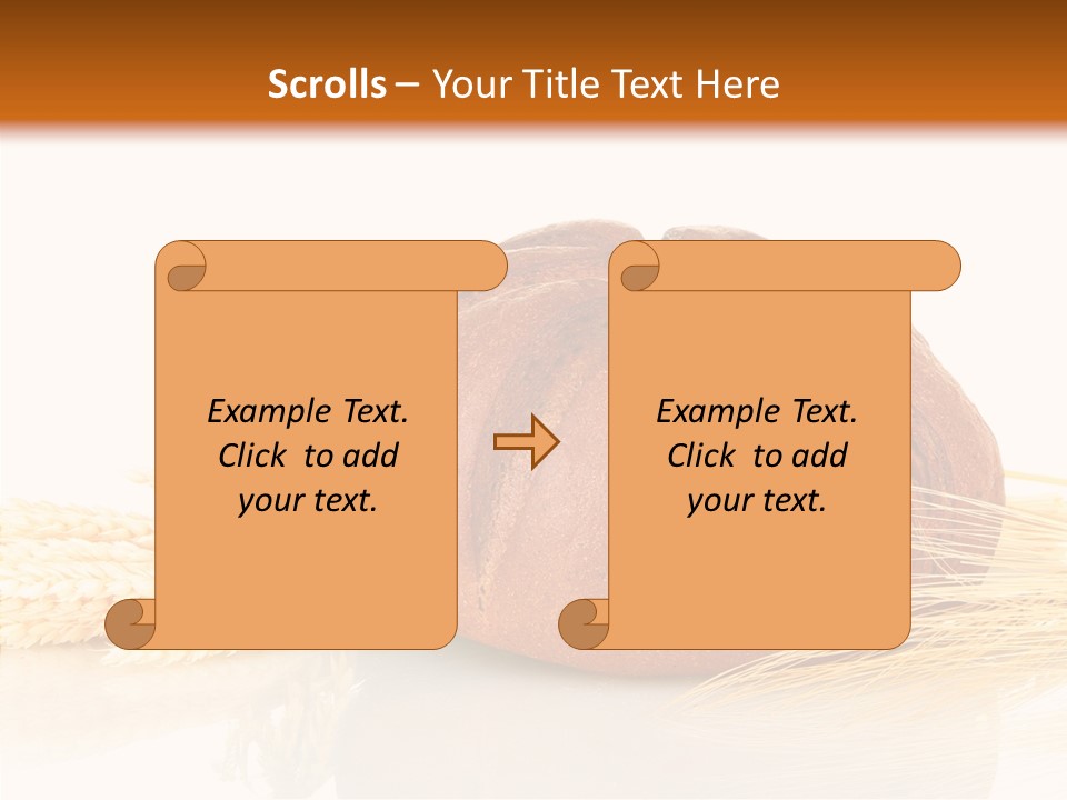 Background Objects Yellow PowerPoint Template