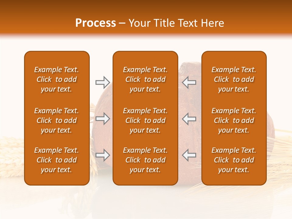 Background Objects Yellow PowerPoint Template