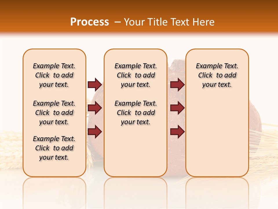 Background Objects Yellow PowerPoint Template