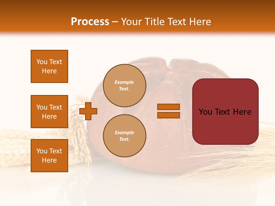 Background Objects Yellow PowerPoint Template