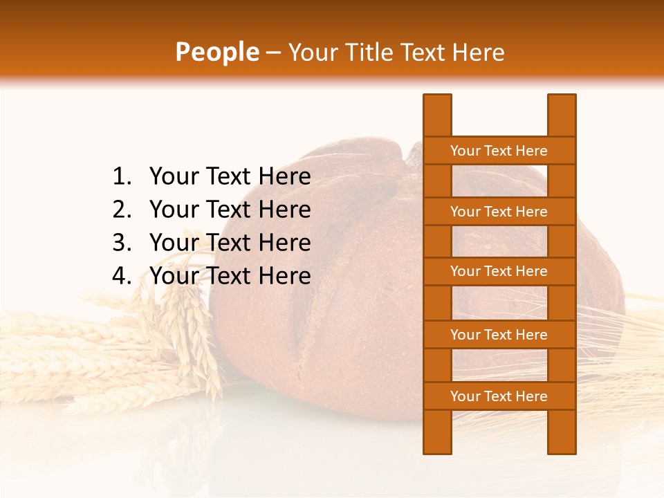 Background Objects Yellow PowerPoint Template