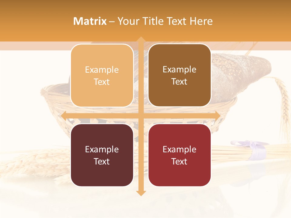 Bunch Spikelets Healthy PowerPoint Template