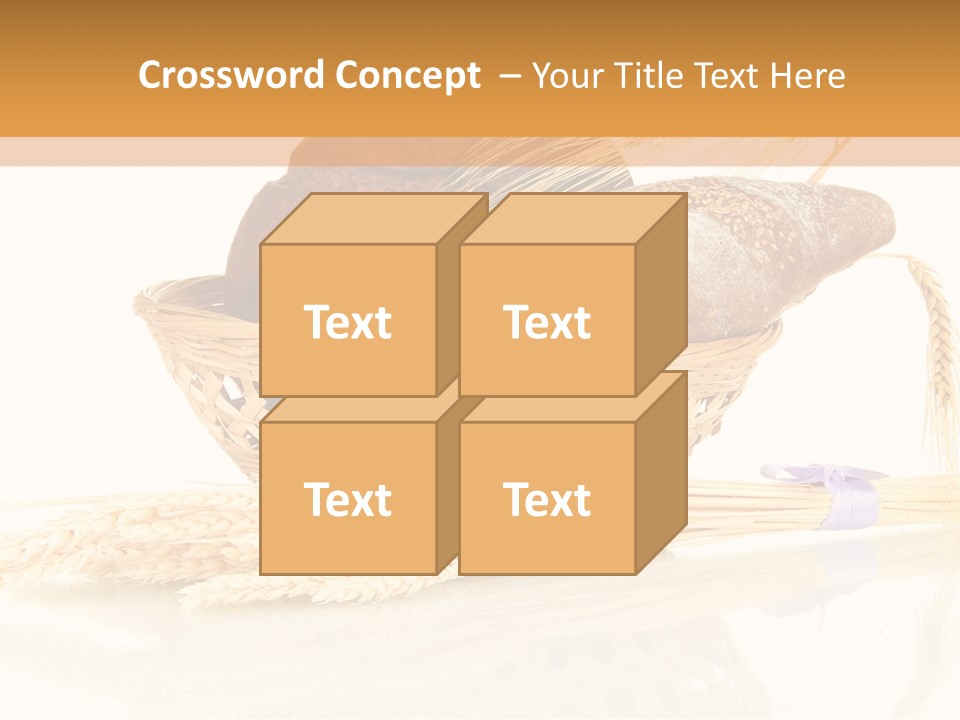 Bunch Spikelets Healthy PowerPoint Template