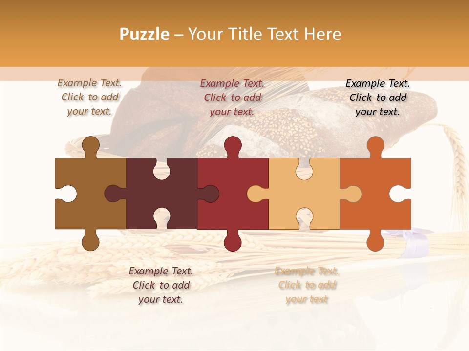 Bunch Spikelets Healthy PowerPoint Template