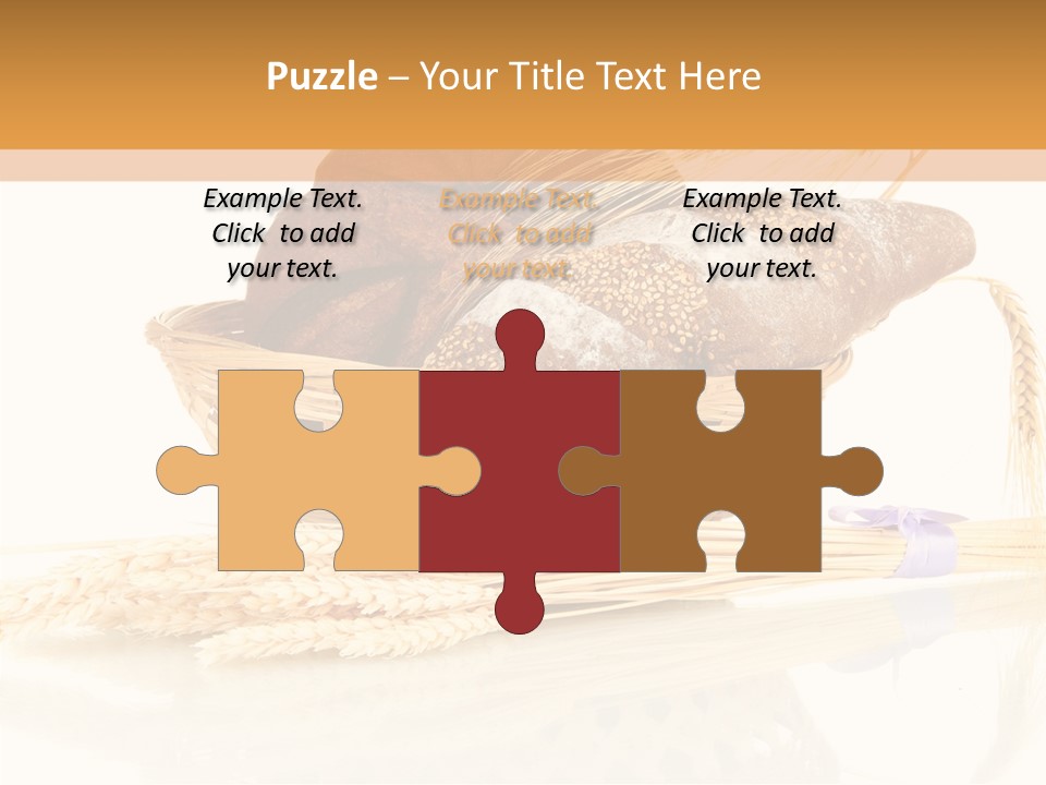 Bunch Spikelets Healthy PowerPoint Template