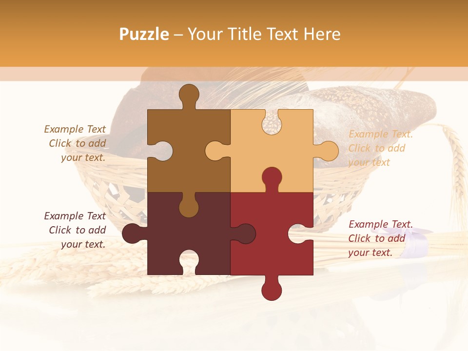 Bunch Spikelets Healthy PowerPoint Template