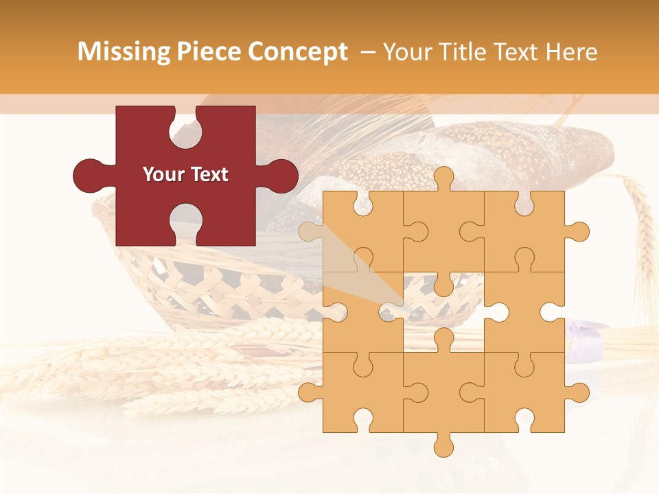 Bunch Spikelets Healthy PowerPoint Template