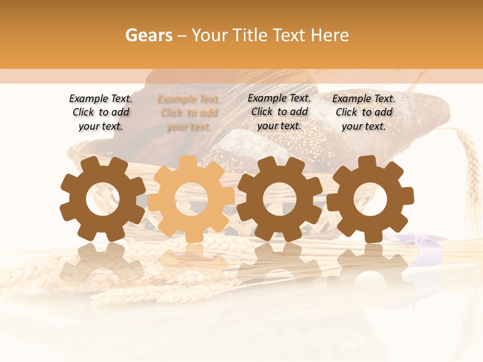 Bunch Spikelets Healthy PowerPoint Template