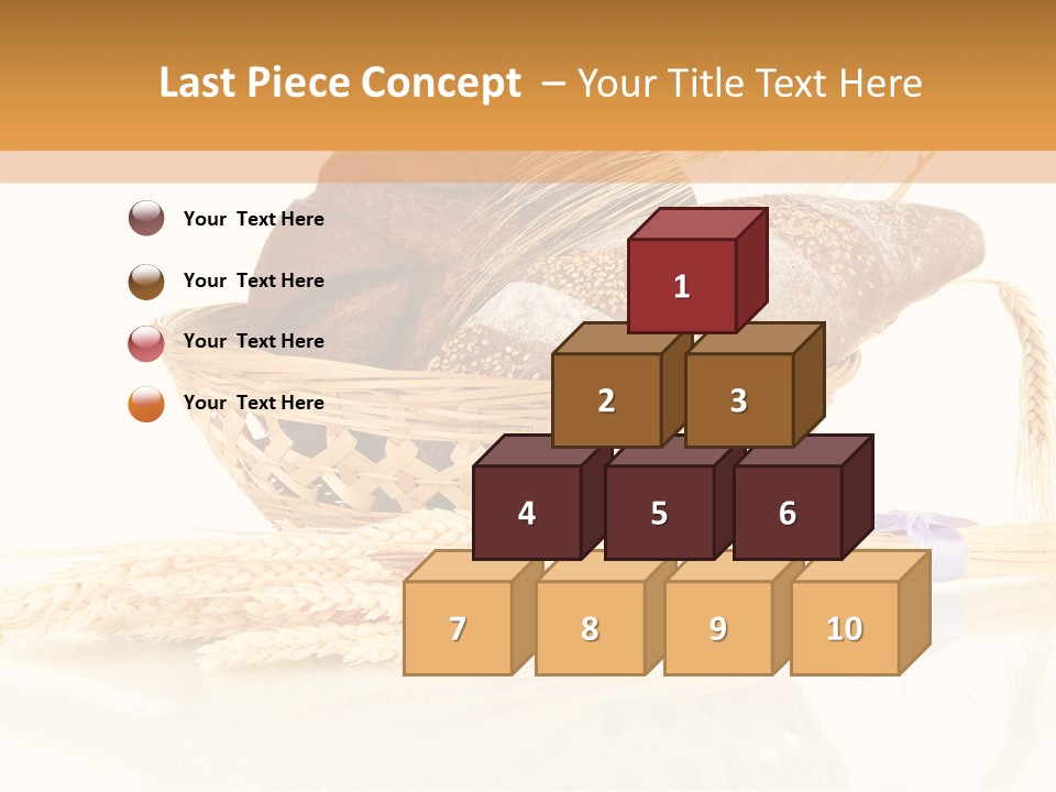 Bunch Spikelets Healthy PowerPoint Template