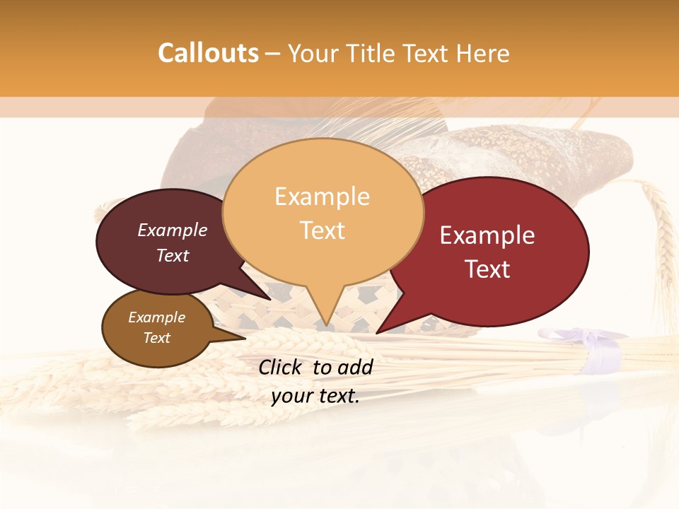 Bunch Spikelets Healthy PowerPoint Template