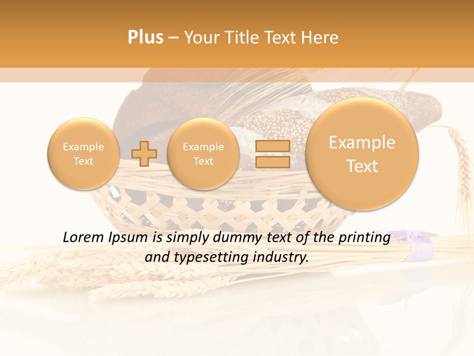 Bunch Spikelets Healthy PowerPoint Template