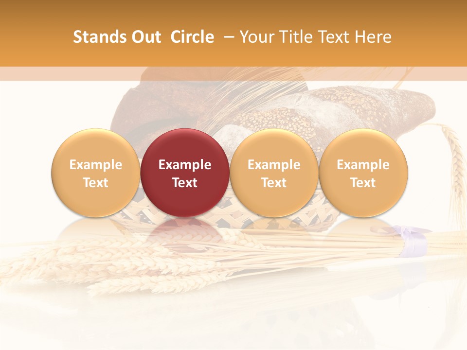 Bunch Spikelets Healthy PowerPoint Template