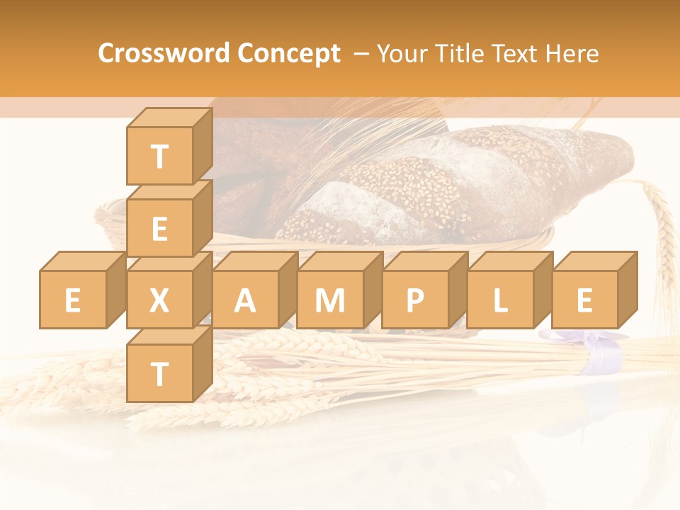 Bunch Spikelets Healthy PowerPoint Template