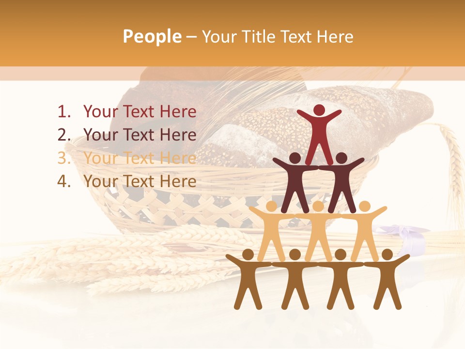 Bunch Spikelets Healthy PowerPoint Template