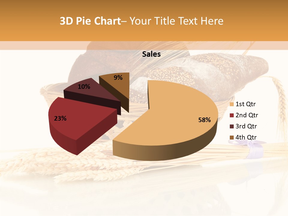 Bunch Spikelets Healthy PowerPoint Template