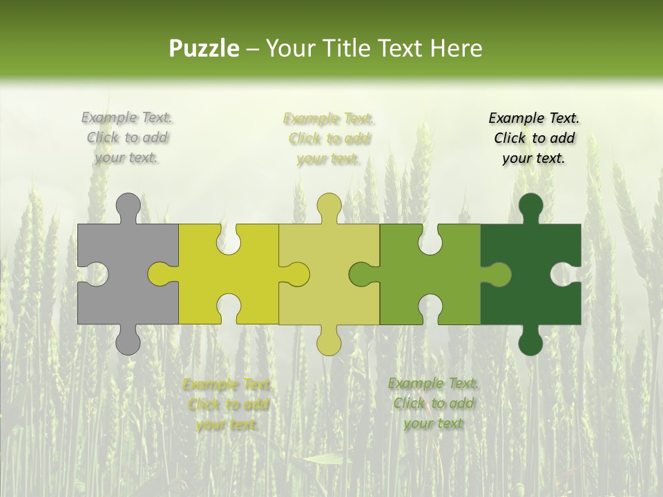Nobody Nature Corn PowerPoint Template