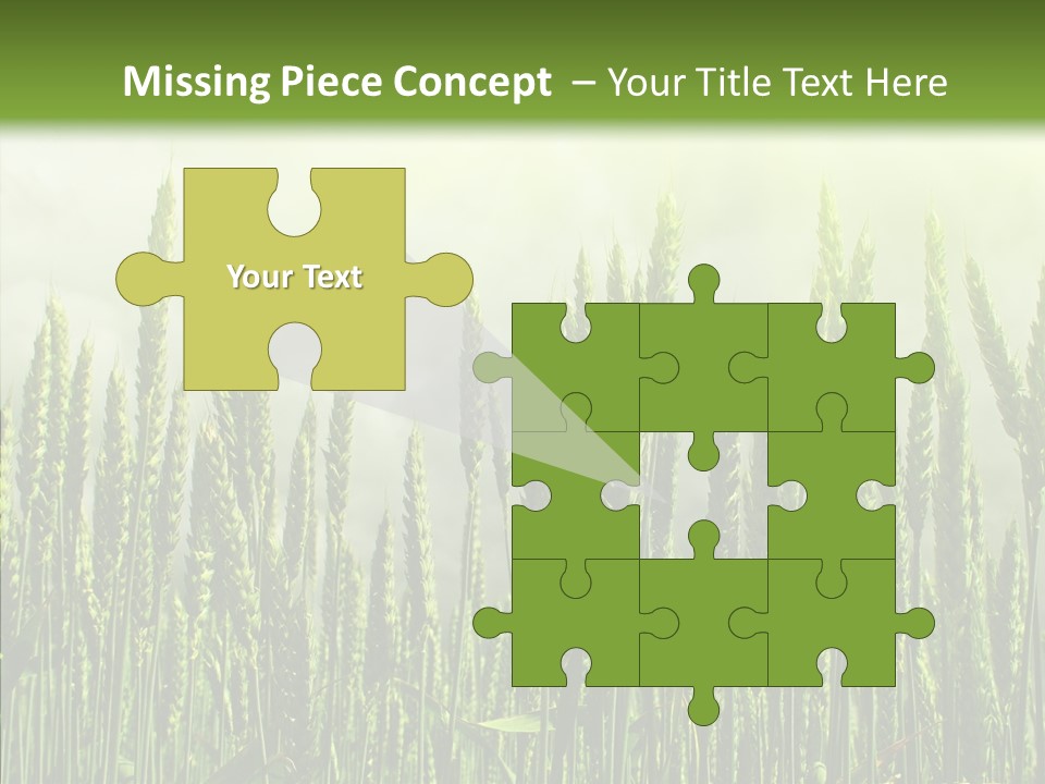 Nobody Nature Corn PowerPoint Template