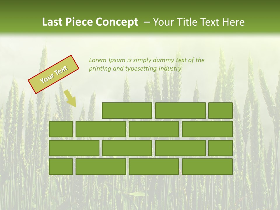 Nobody Nature Corn PowerPoint Template