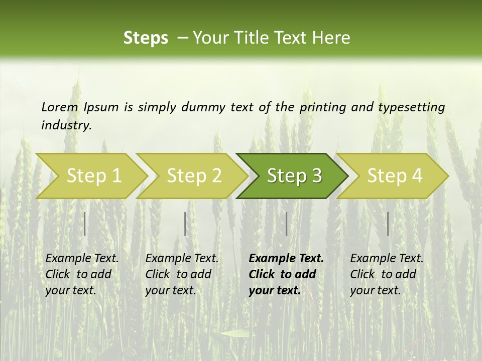 Nobody Nature Corn PowerPoint Template