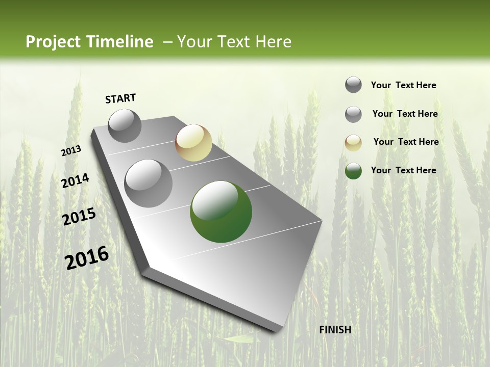 Nobody Nature Corn PowerPoint Template