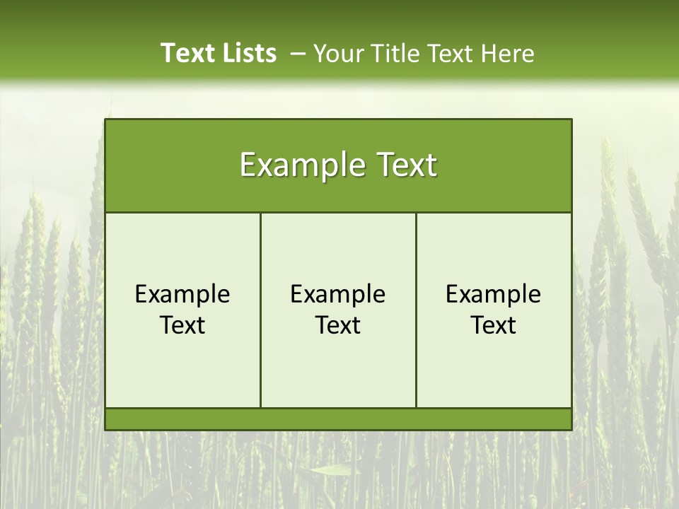 Nobody Nature Corn PowerPoint Template