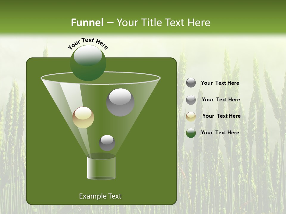 Nobody Nature Corn PowerPoint Template