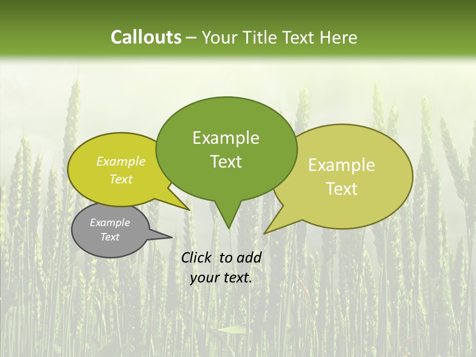 Nobody Nature Corn PowerPoint Template