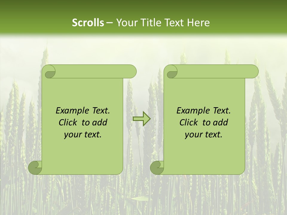 Nobody Nature Corn PowerPoint Template