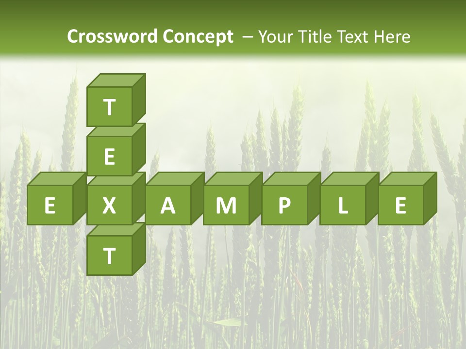 Nobody Nature Corn PowerPoint Template