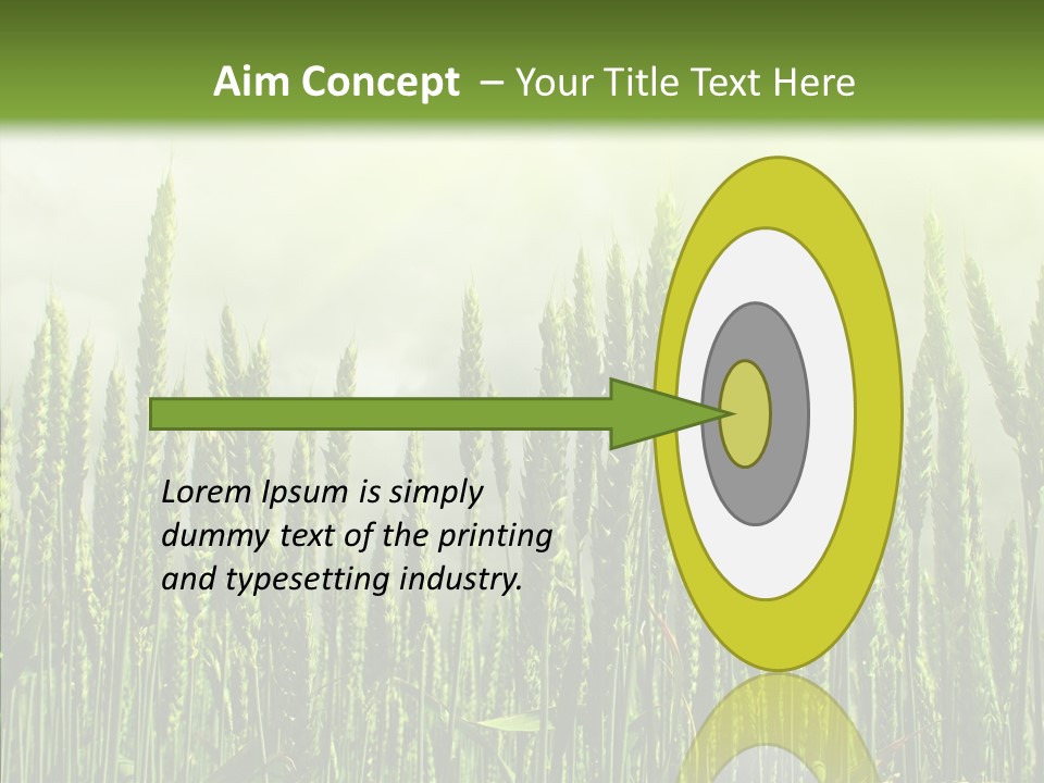 Nobody Nature Corn PowerPoint Template