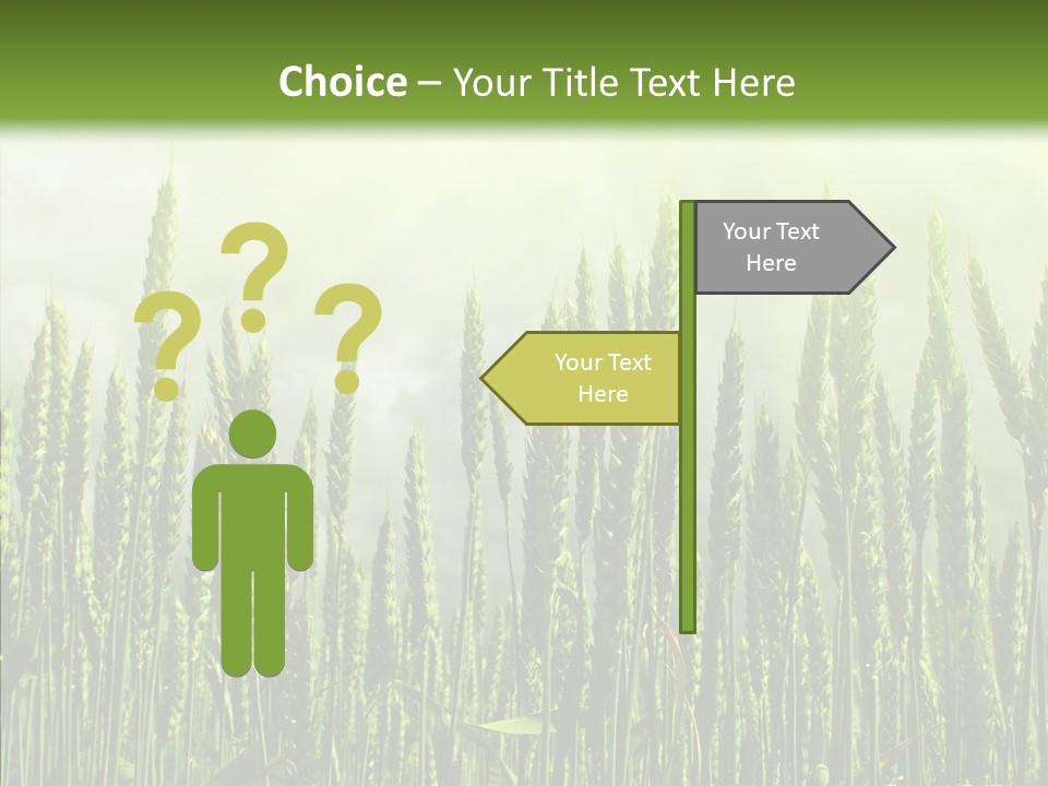 Nobody Nature Corn PowerPoint Template