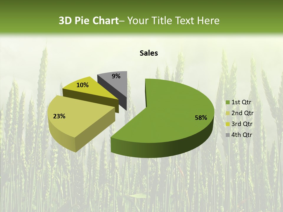 Nobody Nature Corn PowerPoint Template