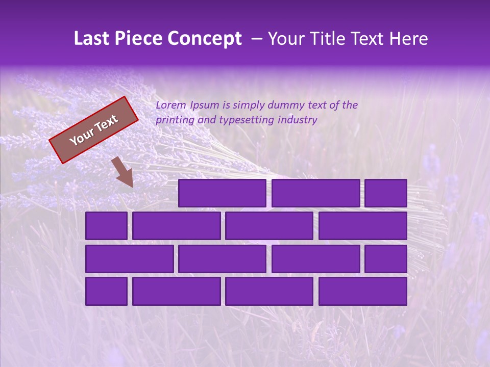 Lavendar Fragrant Agriculture PowerPoint Template