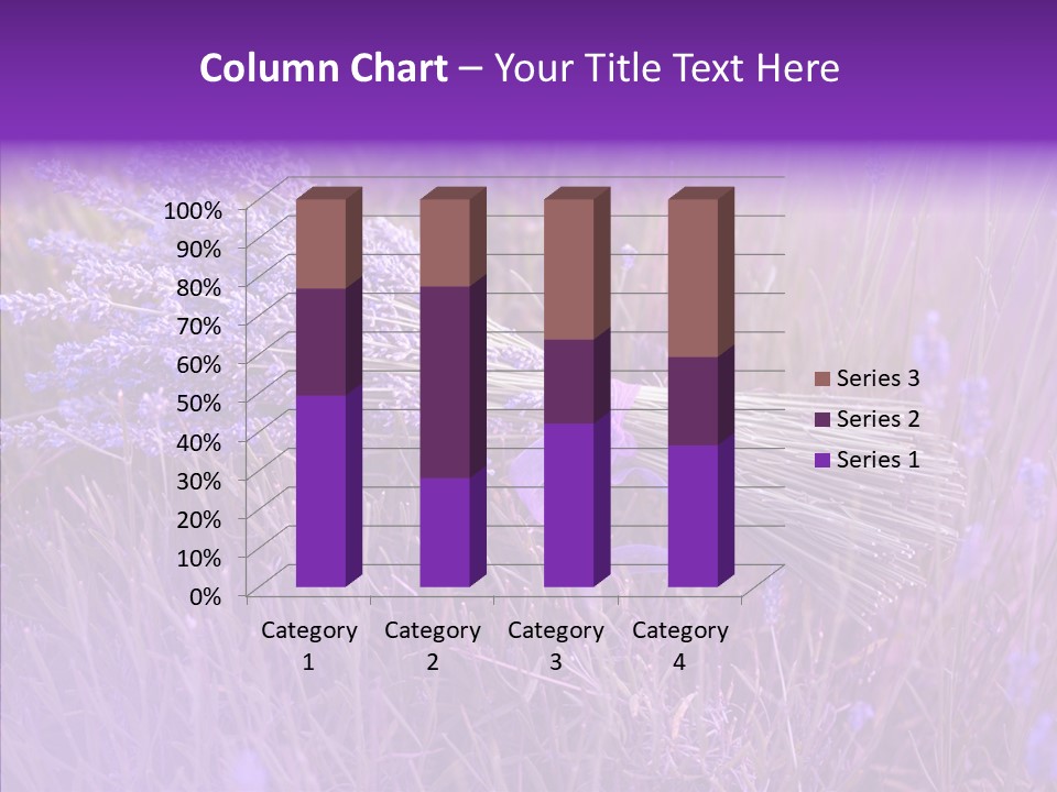 Lavendar Fragrant Agriculture PowerPoint Template