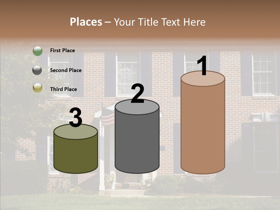 Porch Suburb Entrance PowerPoint Template