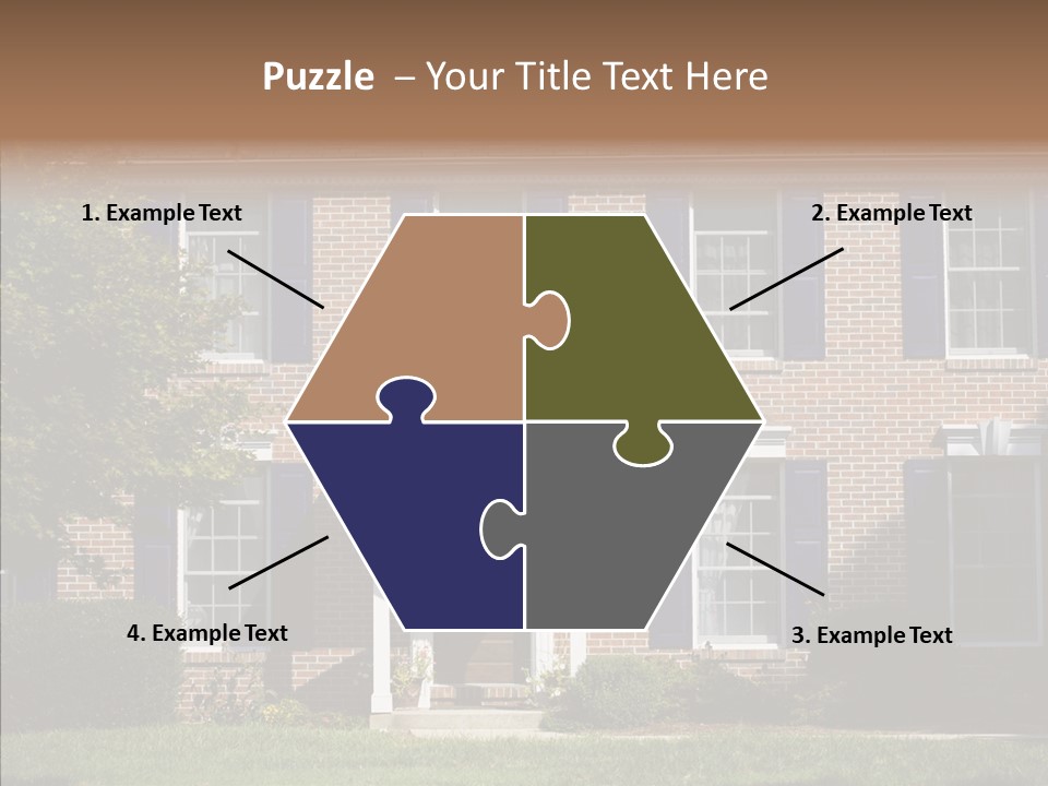 Porch Suburb Entrance PowerPoint Template