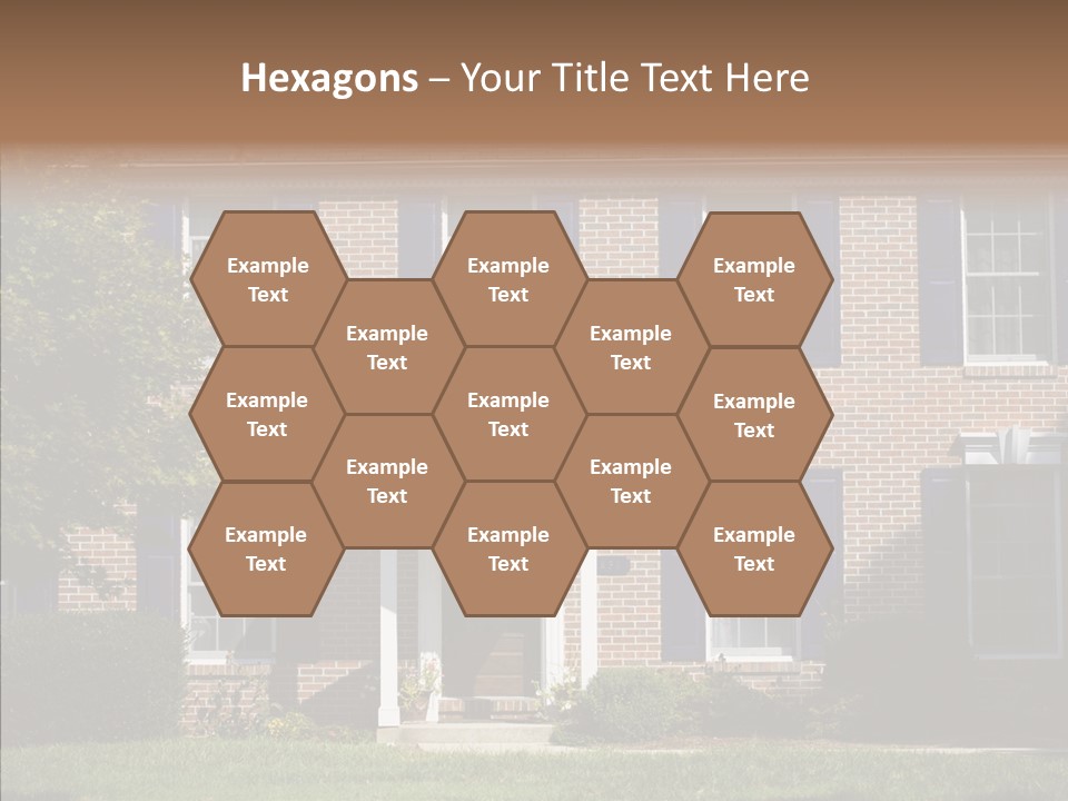 Porch Suburb Entrance PowerPoint Template