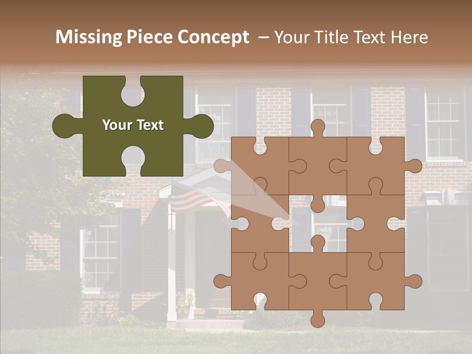 Porch Suburb Entrance PowerPoint Template