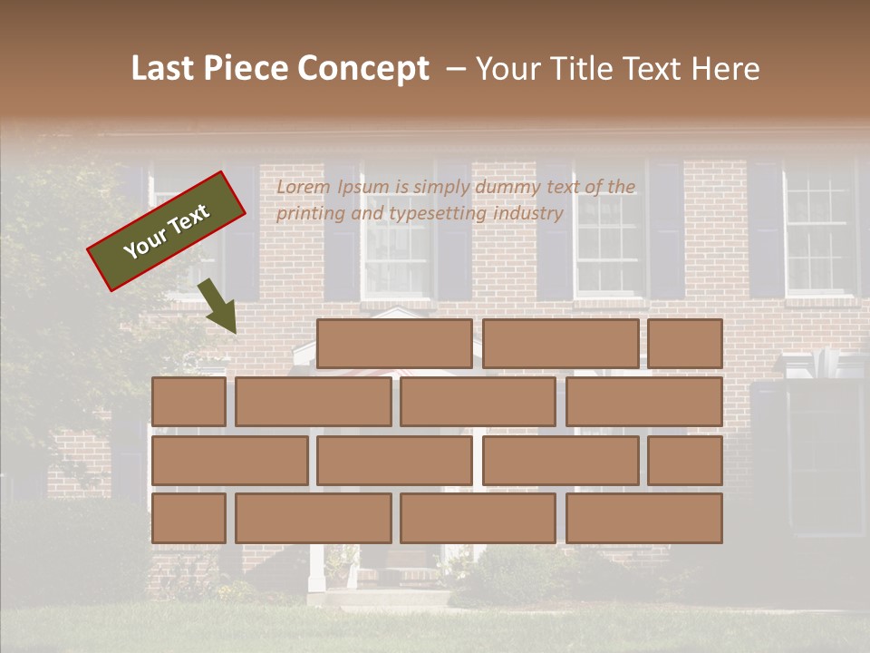 Porch Suburb Entrance PowerPoint Template