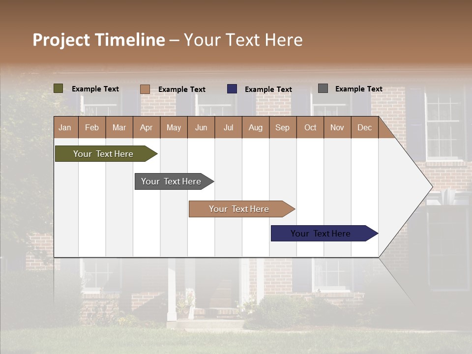 Porch Suburb Entrance PowerPoint Template