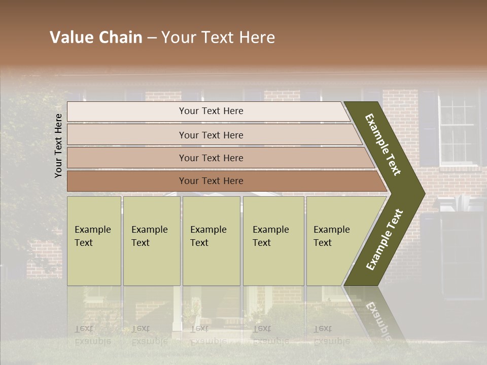 Porch Suburb Entrance PowerPoint Template