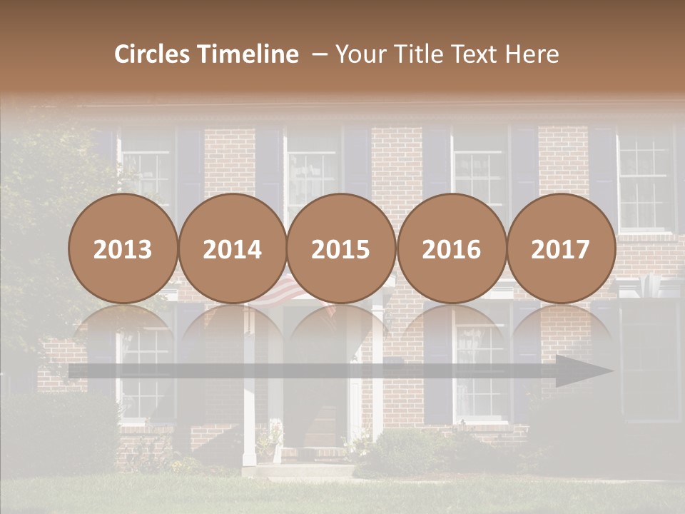 Porch Suburb Entrance PowerPoint Template