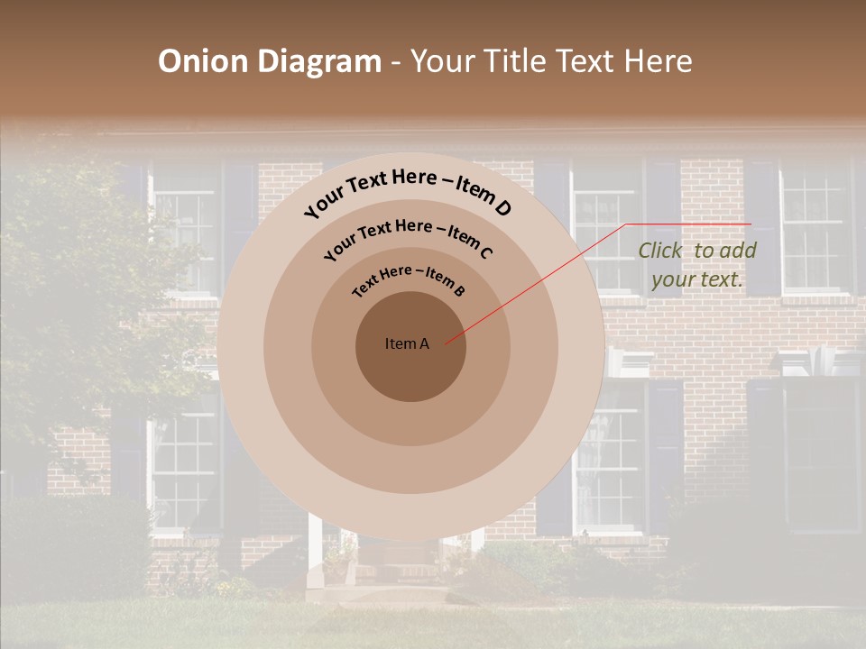 Porch Suburb Entrance PowerPoint Template