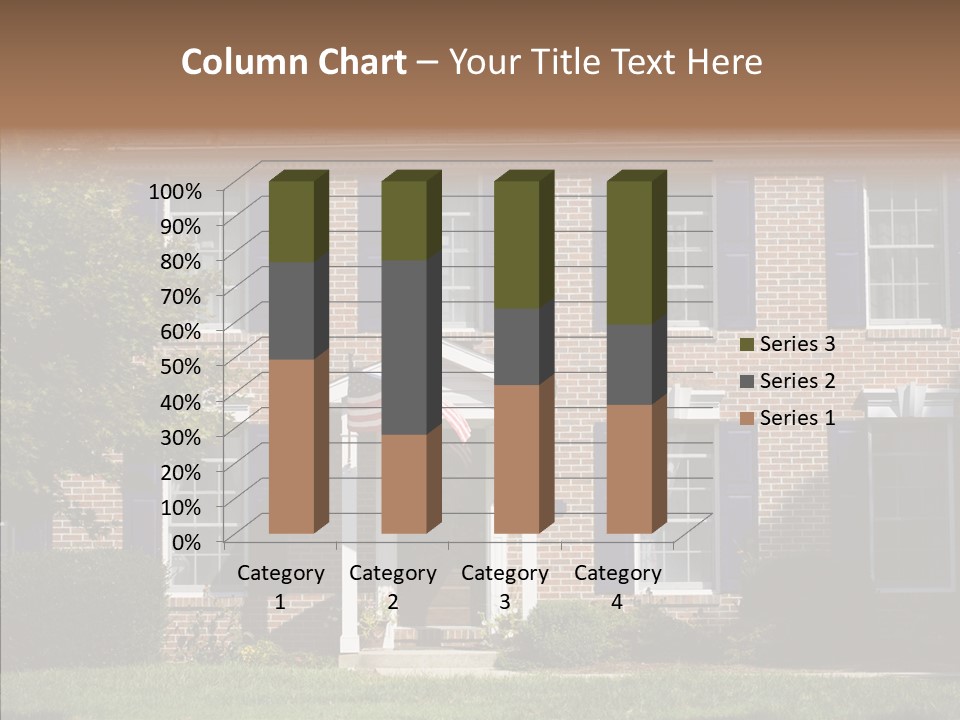 Porch Suburb Entrance PowerPoint Template